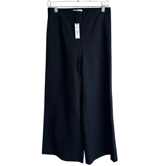 Banana Republic High Rise Wide Leg Cropped Everywhere Ponte Pant Black 713496 S - Picture 3 of 12